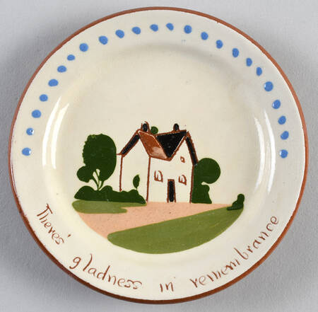 Motto Ware (Cottage) Small Bread & Butter Plate