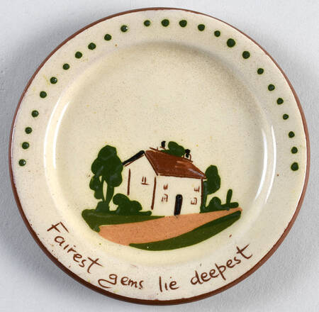 Motto Ware (Cottage) Small Bread & Butter Plate