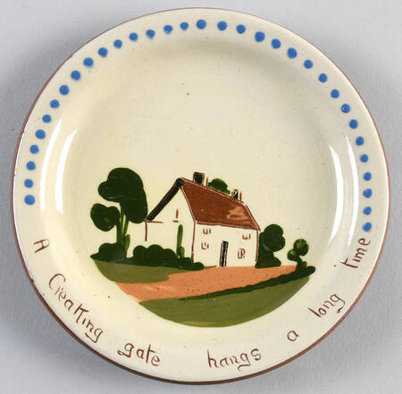 Motto Ware (Cottage) Bread & Butter Plate