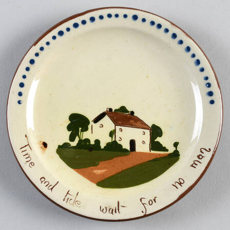 Motto Ware (Cottage) Bread & Butter Plate