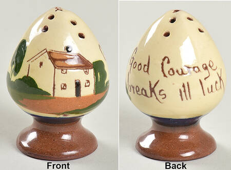 Motto Ware (Cottage) Pepper Shaker
