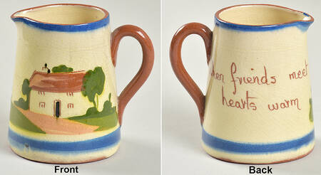Motto Ware (Cottage) Miniature Creamer