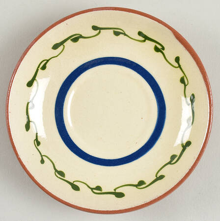 Motto Ware (Cottage) Saucer for Footed Cup