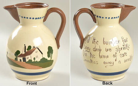 Motto Ware (Cottage) Hot Water Jug No Lid