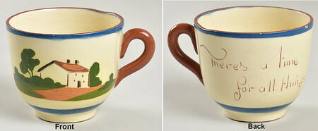 Motto Ware (Cottage) Footed Cup