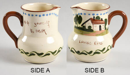 Motto Ware (Cottage) Creamer