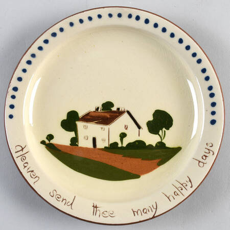 Motto Ware (Cottage) Dessert/Pie Plate