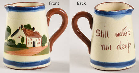 Motto Ware (Cottage) Mini Creamer