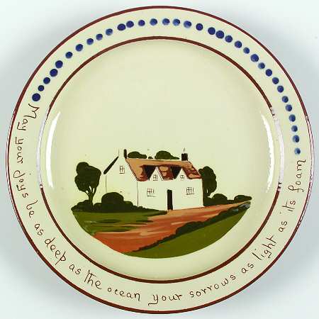 Motto Ware (Cottage) Luncheon Plate