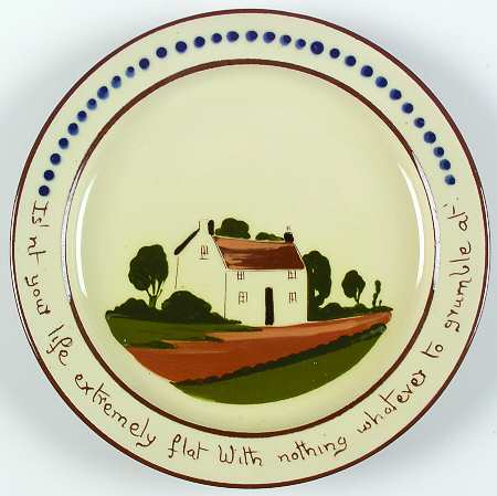 Motto Ware (Cottage) Luncheon Plate