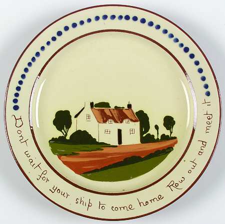 Motto Ware (Cottage) Luncheon Plate
