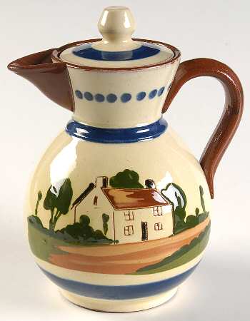 Motto Ware (Cottage) 11 Oz Pitcher & Lid