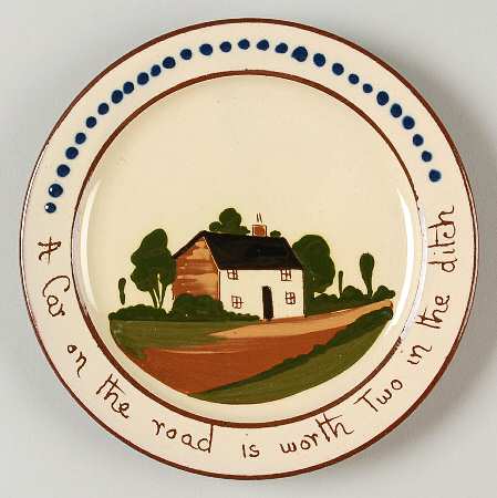 Motto Ware (Cottage) Dessert/Pie Plate