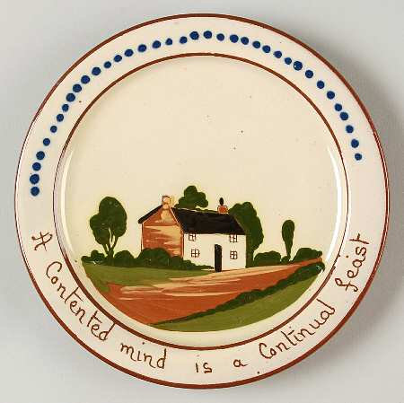 Motto Ware (Cottage) Dessert/Pie Plate