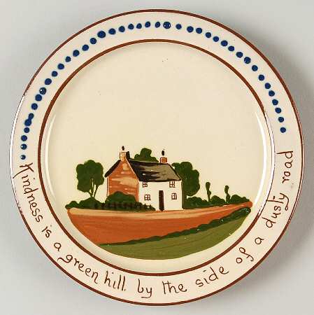 Motto Ware (Cottage) Dessert/Pie Plate