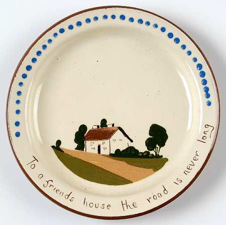 Motto Ware (Cottage) Dessert/Pie Plate