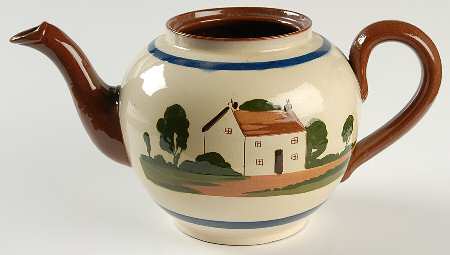 Motto Ware (Cottage) Teapot No Lid
