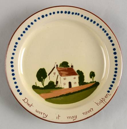 Motto Ware (Cottage) Dessert/Pie Plate