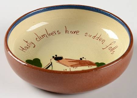 Motto Ware (Cottage) Tea Bag Holder