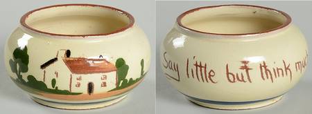 Motto Ware (Cottage) Open Sugar Bowl