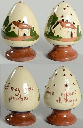Motto Ware (Cottage) Salt & Pepper Set