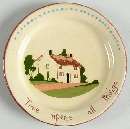 Motto Ware (Cottage) Small Bread & Butter Plate