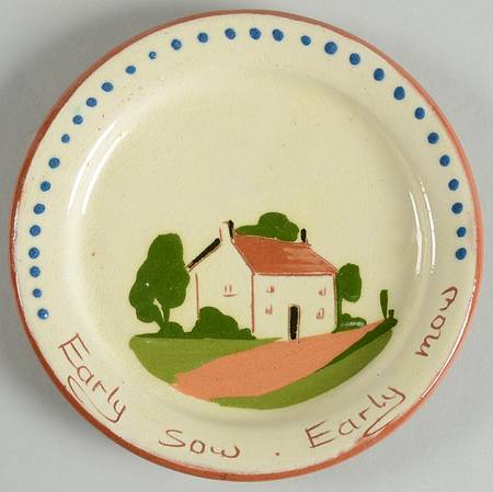 Motto Ware (Cottage) Small Bread & Butter Plate