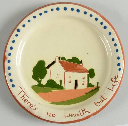Motto Ware (Cottage) Small Bread & Butter Plate
