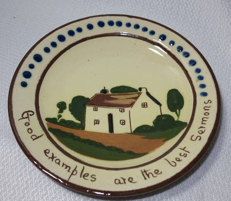 Motto Ware (Cottage) Bread & Butter Plate