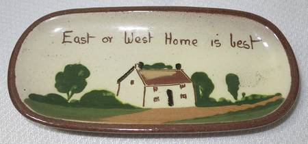 Motto Ware (Cottage) 5" Oval Tray