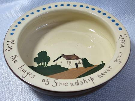 Motto Ware (Cottage) 7" Round Baby Plate