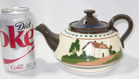 Motto Ware (Cottage) Mini Teapot & Lid