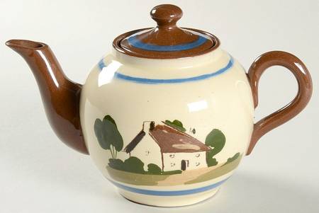 Motto Ware (Cottage) Mini Teapot & Lid