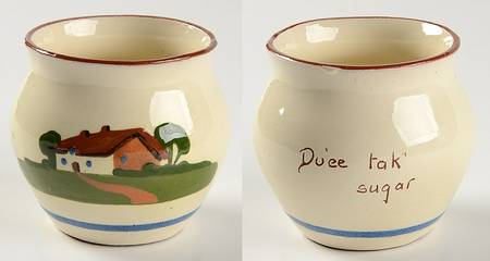 Motto Ware (Cottage) Open Sugar Bowl