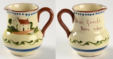 Motto Ware (Cottage) Creamer