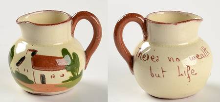 Motto Ware (Cottage) Miniature Creamer