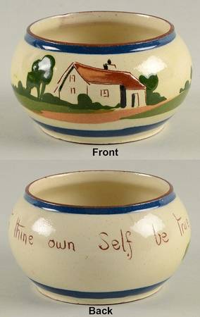 Motto Ware (Cottage) Open Sugar Bowl