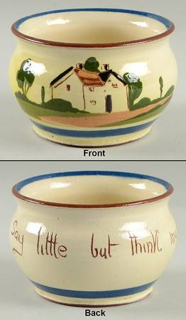 Motto Ware (Cottage) Open Sugar Bowl