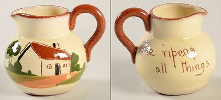 Motto Ware (Cottage) Child's Creamer
