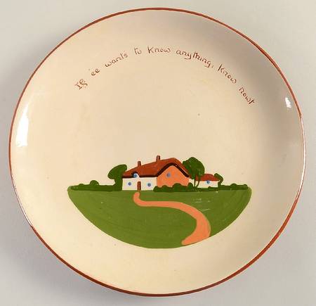 Motto Ware (Cottage) Cookie Plate
