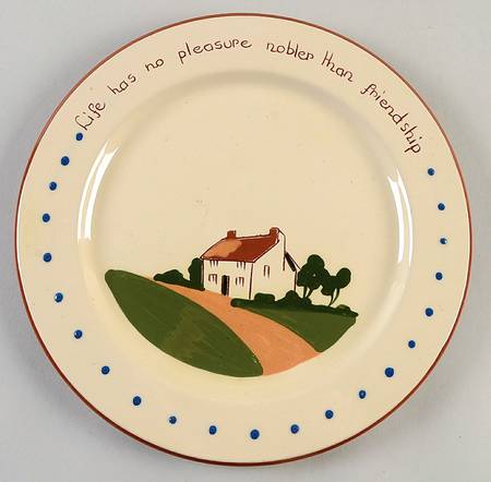 Motto Ware (Cottage) Dinner Plate