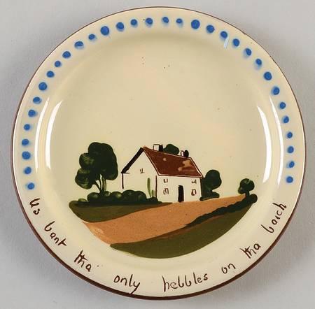 Motto Ware (Cottage) Bread & Butter Plate