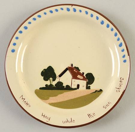 Motto Ware (Cottage) Bread & Butter Plate