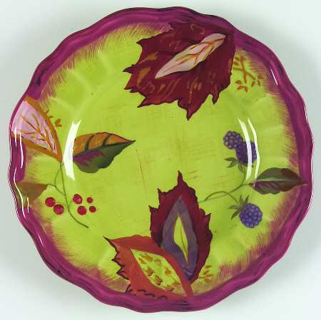 Midnight Garden Salad/Dessert Plate