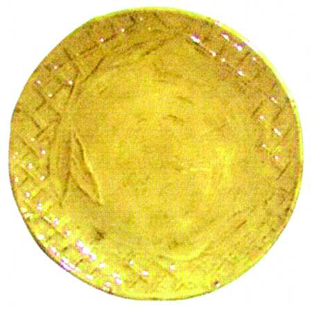 Marsh Solids Naples (Yellow) Salad Plate