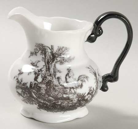 New England Toile (People) Mini Creamer