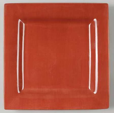 Espana Brick (Red) Square Dinner Plate