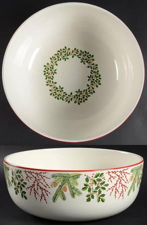 Yule 11" Large Salad Serving Bowl