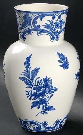 Delft 9" Vase by Tiffany