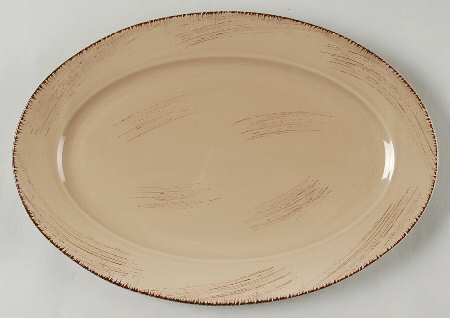 Sonoma Tan 12" Oval Serving Platter